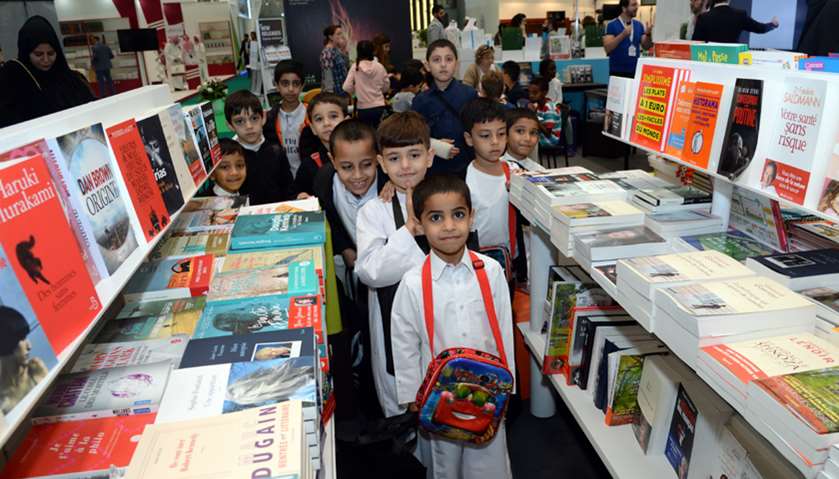 Children of different ages seen browsing through the books on display around the venue