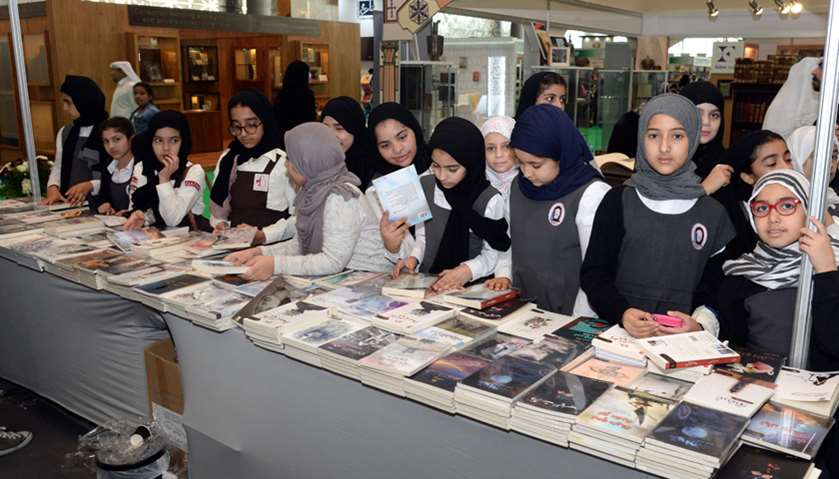 Children of different ages seen browsing through the books on display around the venue