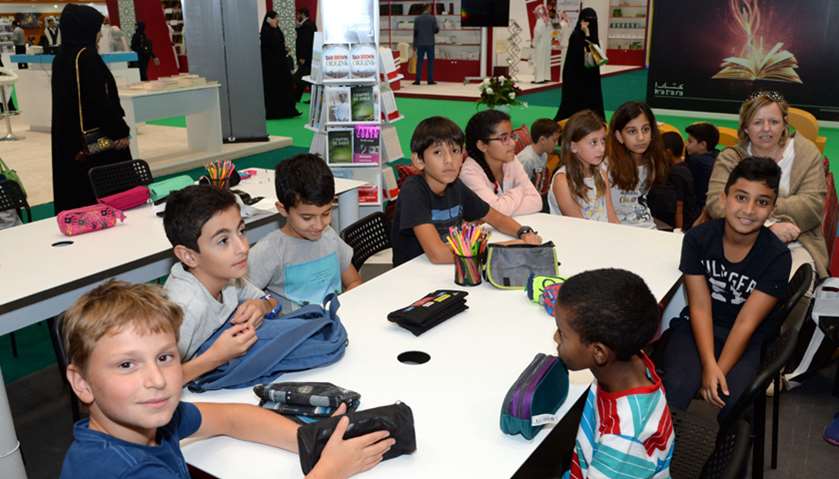 Children of different ages getting involved in various kinds of educational and fun activities