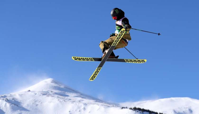 Ferdinand Dahl of Norway competes in the Men\'s Ski Slopestyle Jump Final