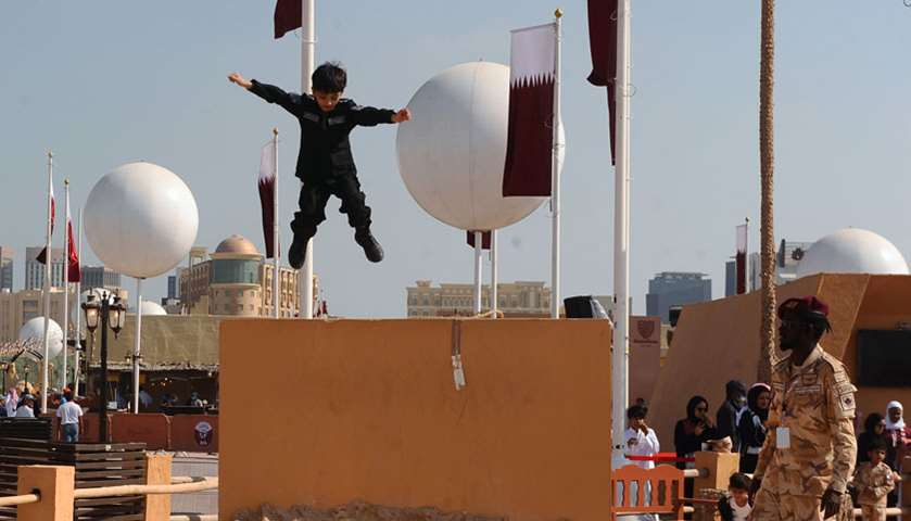 National Day celebrations at Darb Al Saai