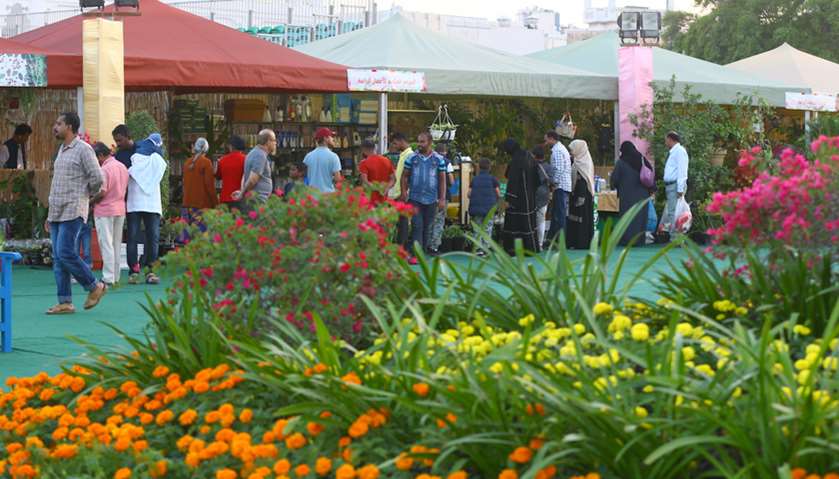 The Second Flowers Festival at Souq Waqif