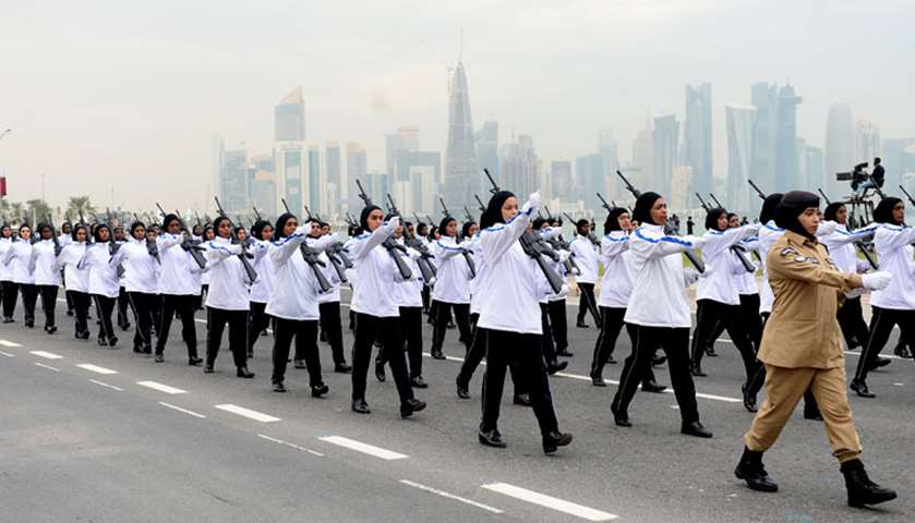 Qatar National Day parade -full dress rehearsal