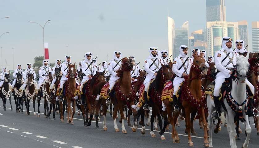 Qatar National Day parade -full dress rehearsal