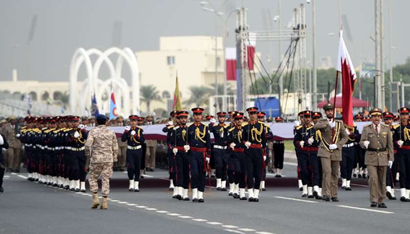 Qatar National Day parade -full dress rehearsal