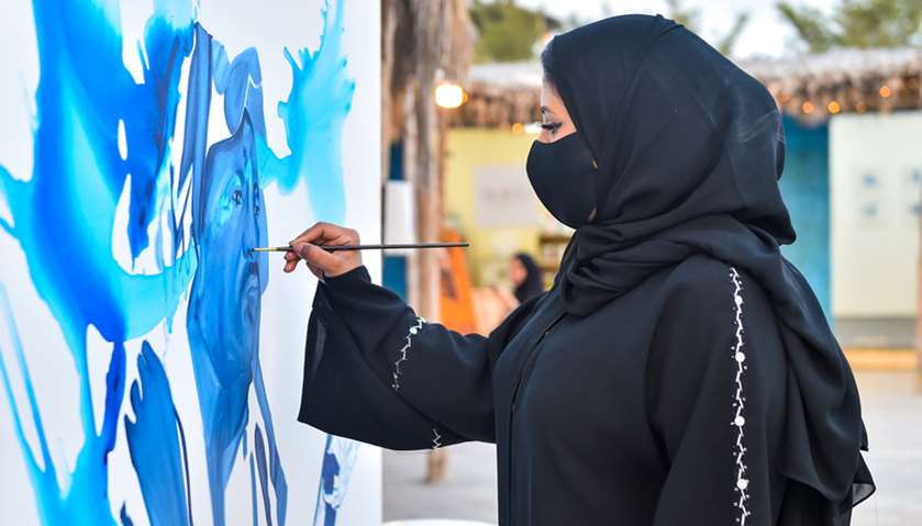 Visual artists showcases their works at Katara Traditional Dhow Festival