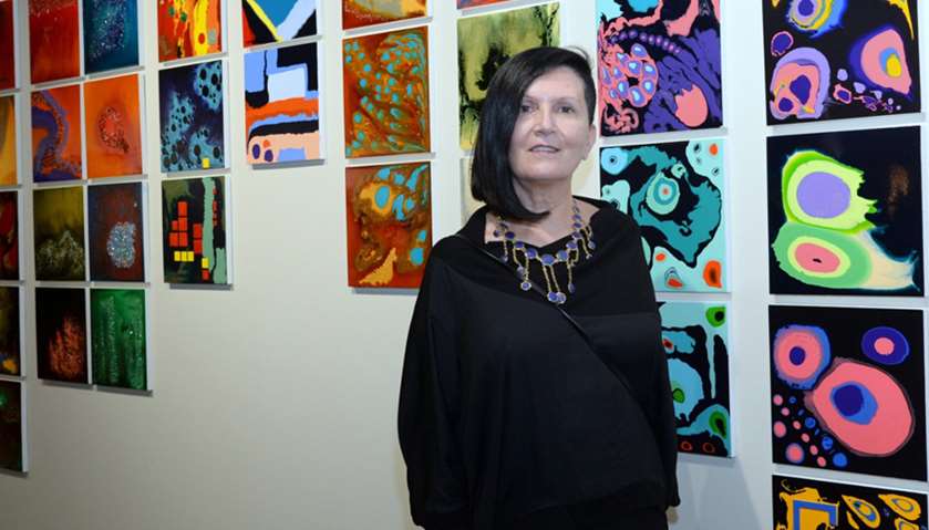 Exhibition titled ‘Pop-up’ by Italian artist Sabrina Puppin. PICTURES: Thajudheen