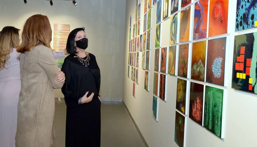 Exhibition titled ‘Pop-up’ by Italian artist Sabrina Puppin. PICTURES: Thajudheen