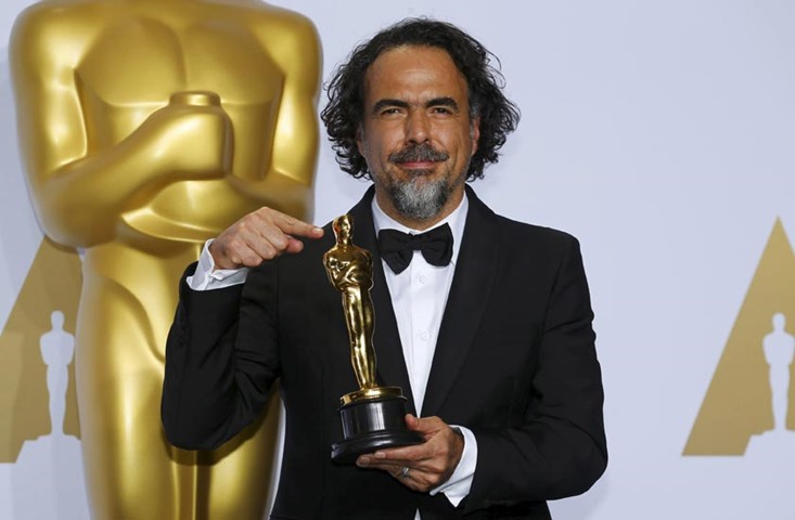 Mexico\'s Alejandro G. Inarritu, winner for Best Director for \"The Revenant\"