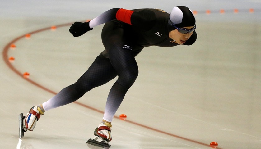 Speed Skating - Asian Winter Games - 10000m (Men)- Seitaro Ichinohe of Japan in action
