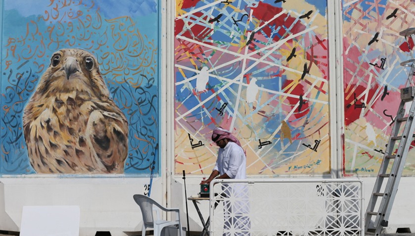 Katara Murals with the Brushes of Artists