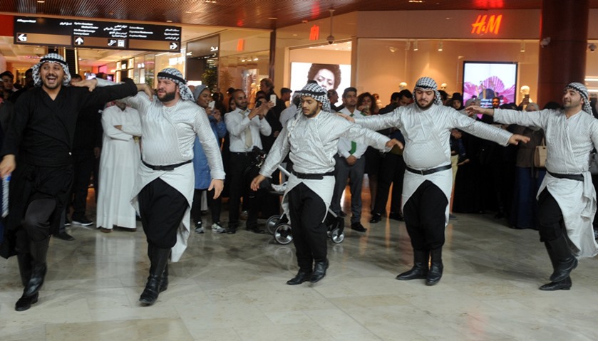 A moment from a performance during the grand finale of Shop Qatar