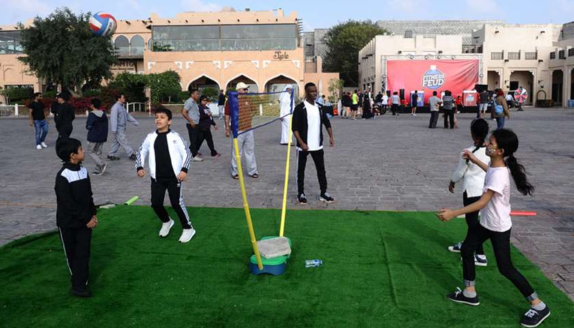 Activities  by the QDB at Katara. PHOTO: Shemeer Rasheed