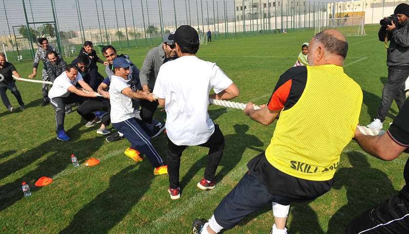 Ministry of Labour\'s activities at  Al-Gharafa Club. PHOTO: Narsar TK