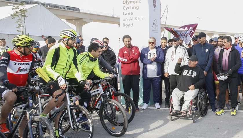 Prime Minister opens Olympic cycling lane