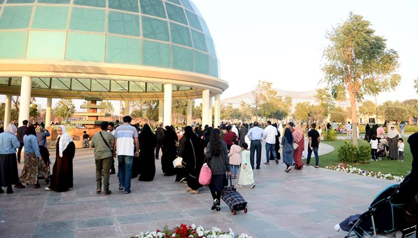 Massive crowds at Al Khor Family Park