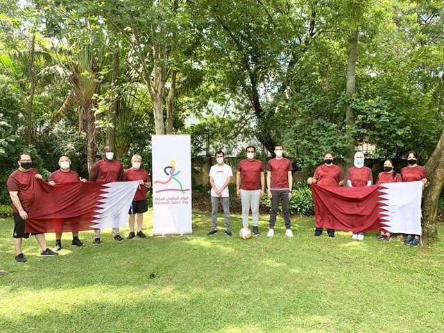 Qatar embassies and consulates celebrate National Sport Day