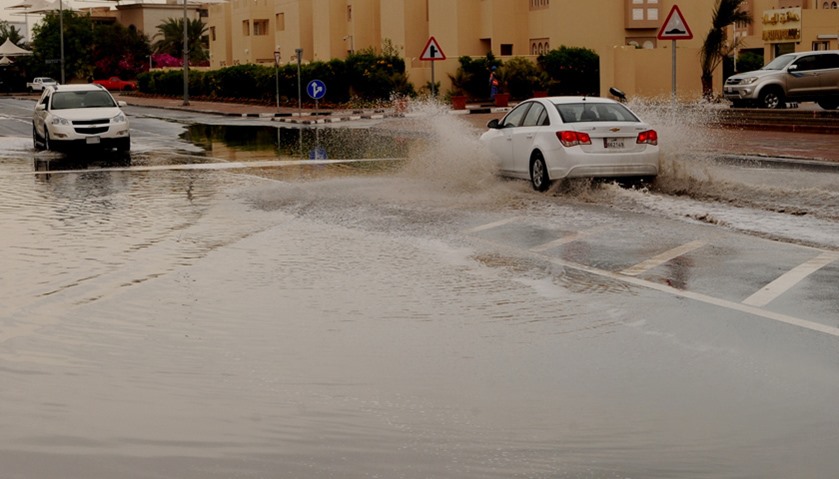 Heavy to scattered rains in Qatar.  -Picture by Shemeer Rasheed