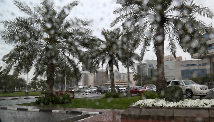 Heavy to scattered rains in Qatar.  -Picture by Jayaram