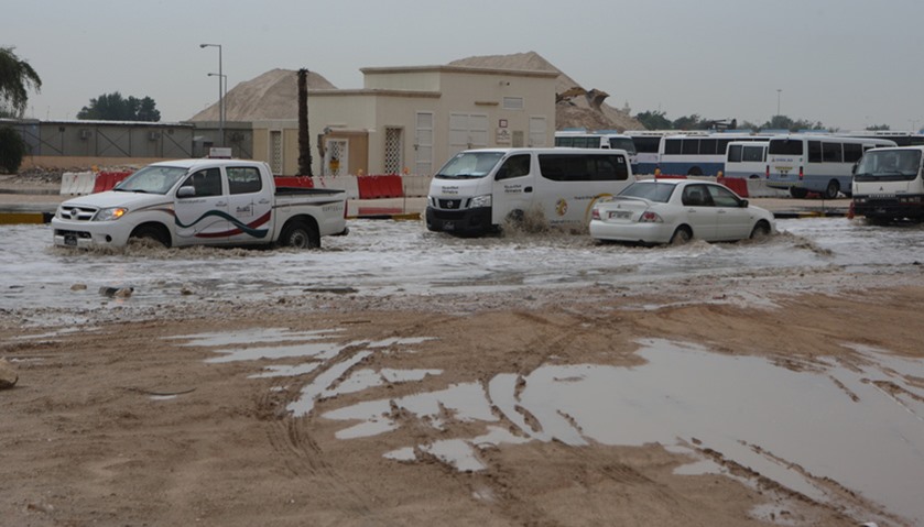 Heavy to scattered rains in Qatar.  -Picture by Nasar TK