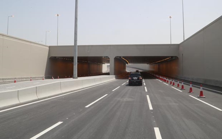 The first phase of the Al Rayyan Road project extends for about 2.9km