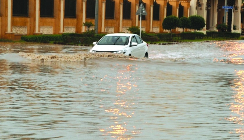 When cars waded through waters