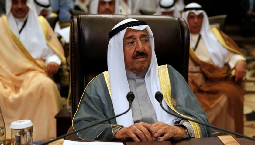 Emir of Kuwait Sabah Al-Ahmad Al-Jaber Al-Sabah attends the  Arab League Summit