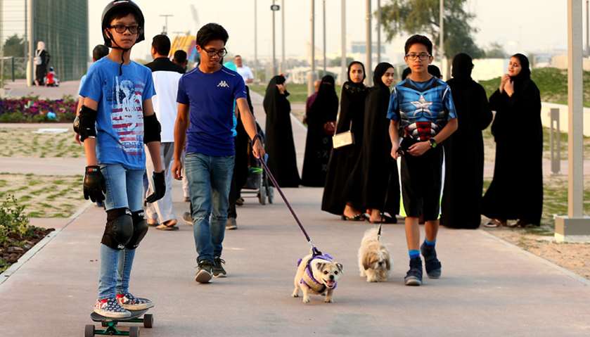 As Qatar\'s first pet-friendly park, the outdoor facility has become a frequent destination for dog l