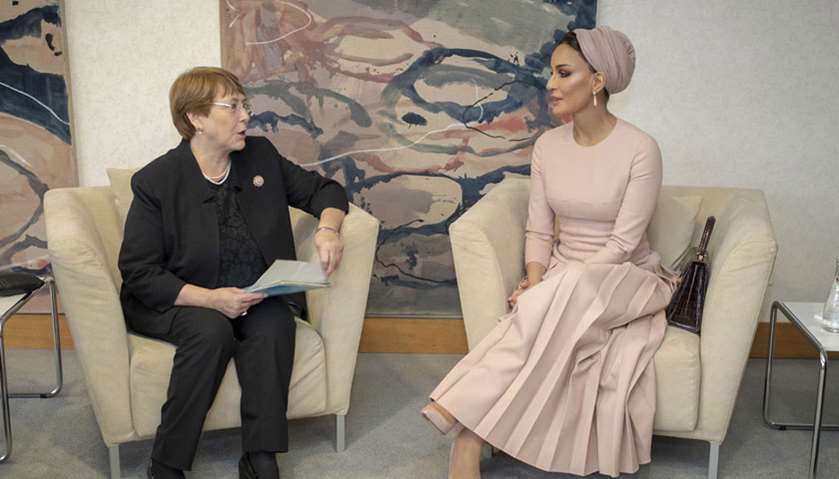 Sheikha Moza graces Silatech events in Geneva