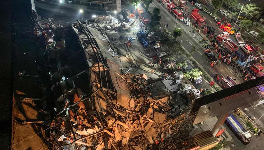 China quarantine hotel collapse in Quanzhou
