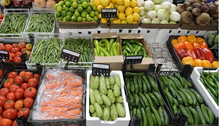 The fresh vegetable produce at Al Sailiya market