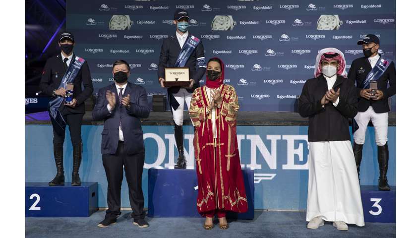 Father Amir, Sheikha Moza attend Longines Global Champions Tour Final