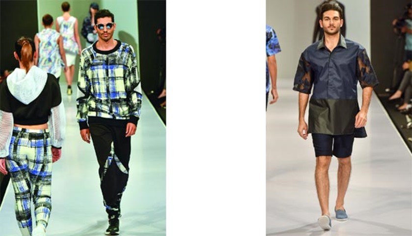 Casual wear (left) and men\'s summer wear
