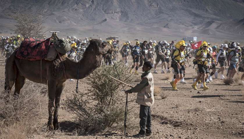 The 33rd edition of Marathon des Sables in southern Moroccan Sahara desert