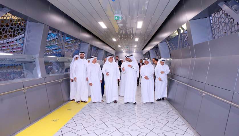 New pedestrian bridge opens on Airport Road