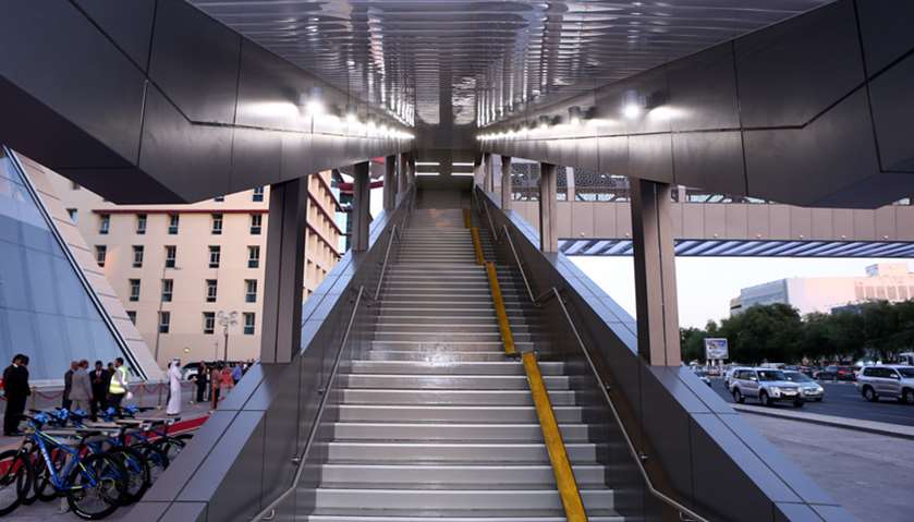 New pedestrian bridge opens on Airport Road