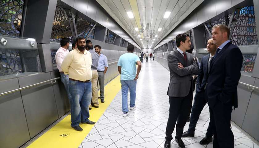 New pedestrian bridge opens on Airport Road