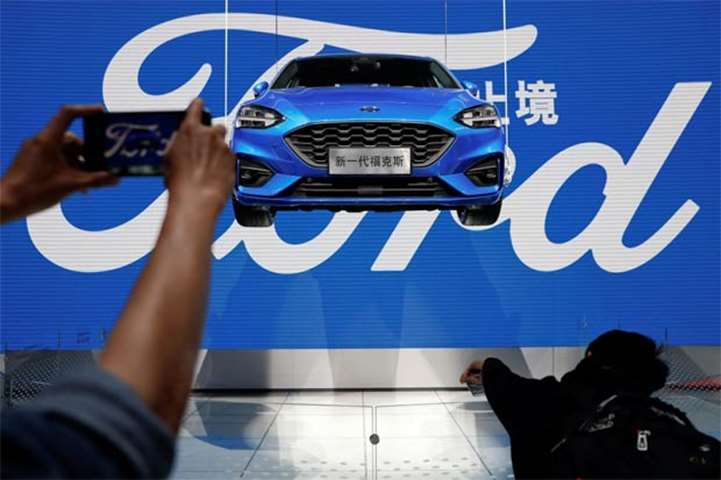 New Ford Focus is presented at the Beijing motor show