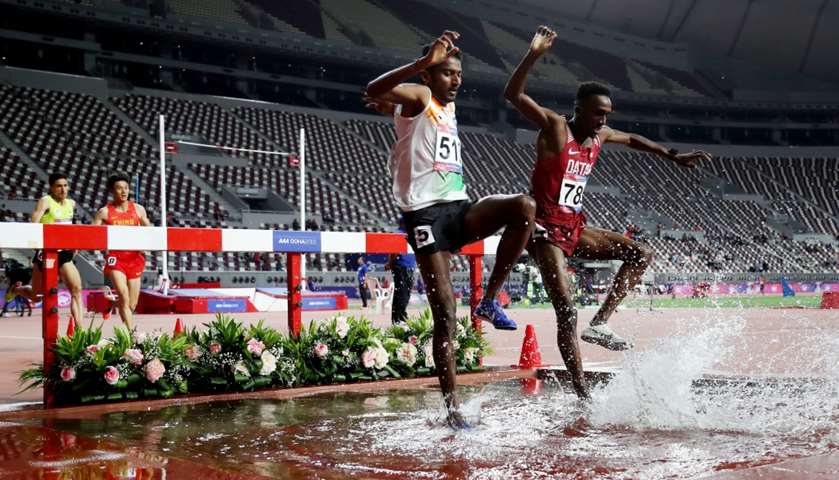 General view during Men\'s 3000m Steeplechase