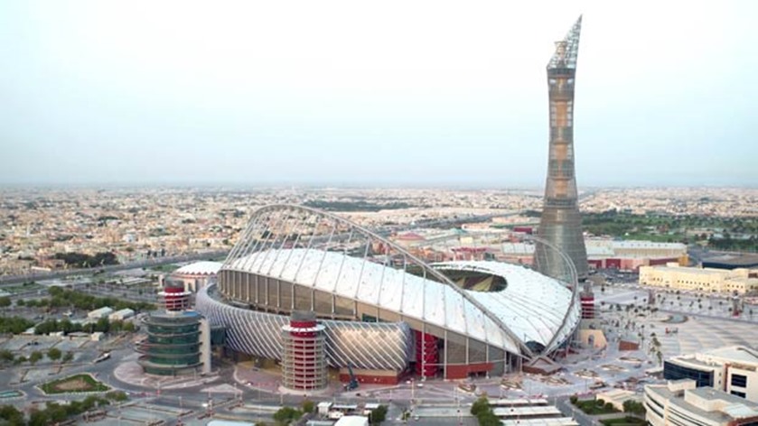 The Khalifa International Stadium is hosting the Emir Cup final on Friday