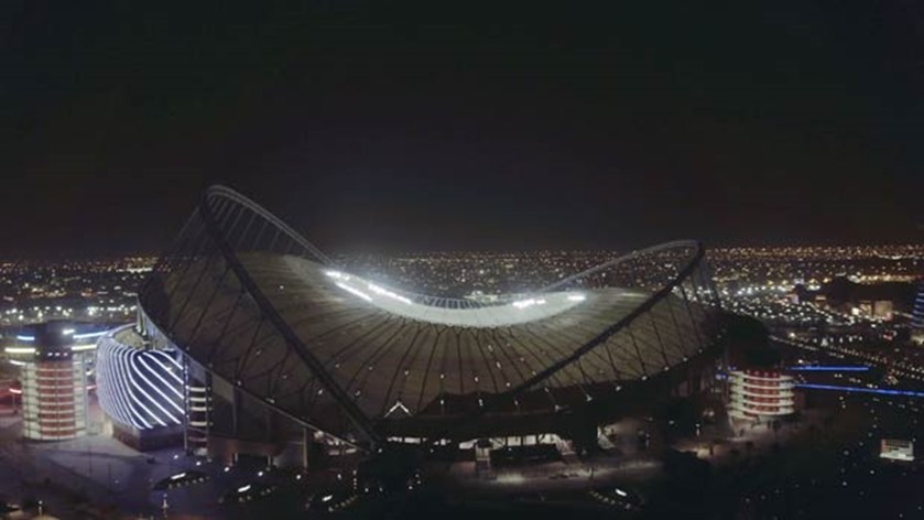 The stadium has been completed five years before the 2022 FIFA World Cup