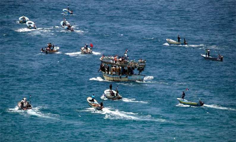 The Palestinians are trying to break Israel\'s naval blockade on Gaza