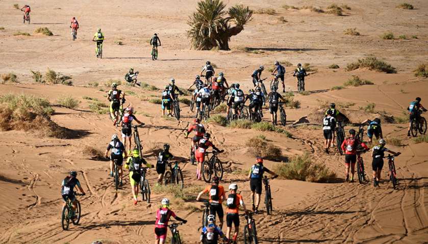 The Titan Desert 2018 is 600 kilometre mountain bike race completed over six days