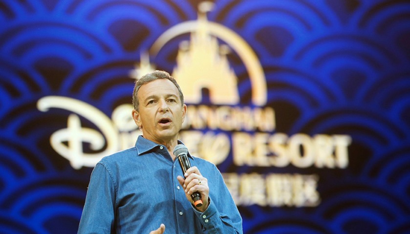 Disney\'s Chief Executive Officer Bob Iger holds a news conference at Shanghai Disney Resort