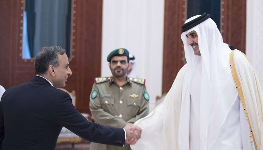 Emir receive well-wishers