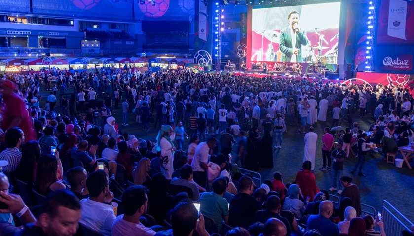 Qatar Fan Zone a haven for Doha football fans