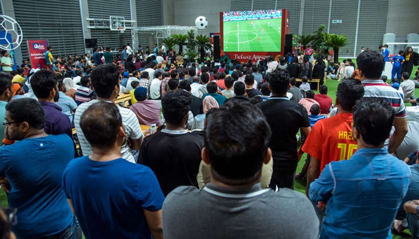 Qatar Fan Zone a haven for Doha football fans