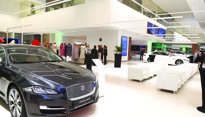 The showroom houses the all-new and flagship Jaguar Land Rover product line-up