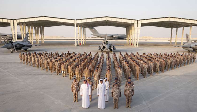 Amir attends ceremony to welcome first Rafale squadron