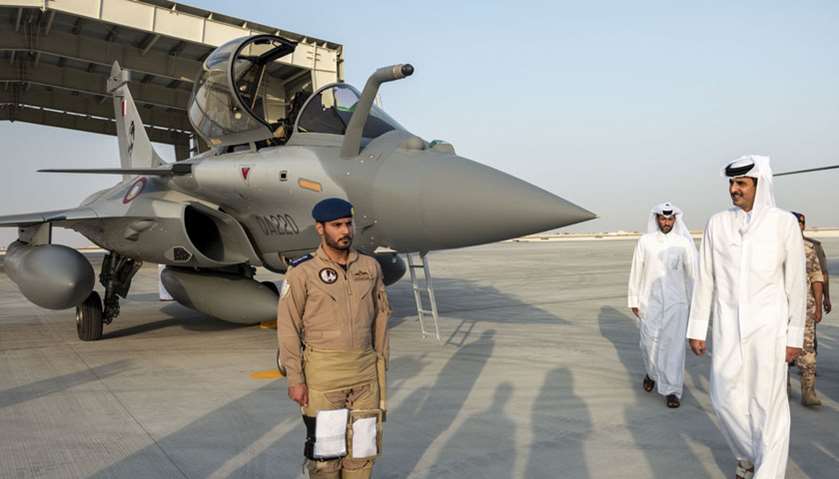 Amir attends ceremony to welcome first Rafale squadron